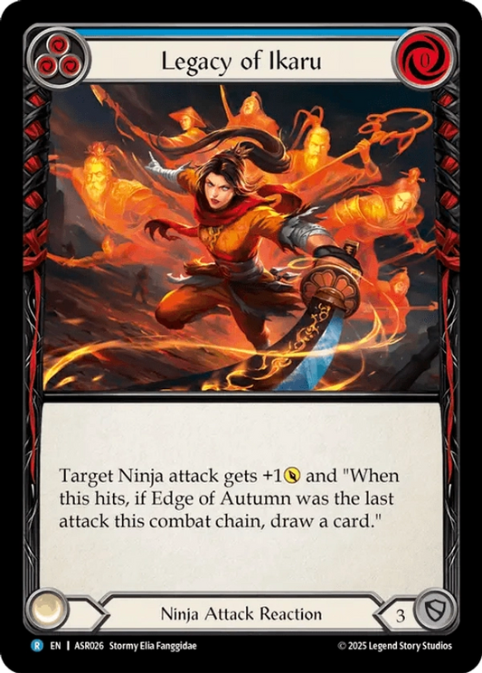 (026) Flesh & Blood TCG Armory Deck: Ira Single: Legacy of Ikaru (Regular)  Rare