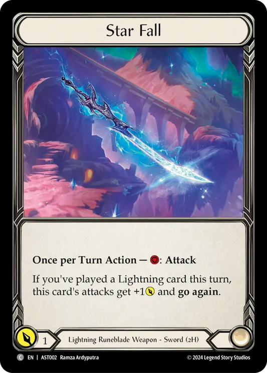 (002) Flesh & Blood TCG Armory Deck: Aurora Single: Star Fall (Regular)  Common