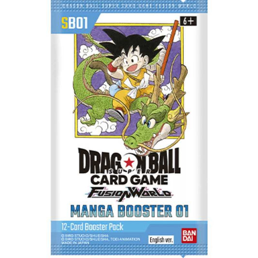Dragonball Card Game: Fusion World Manga Booster 01 Pack (SB01)