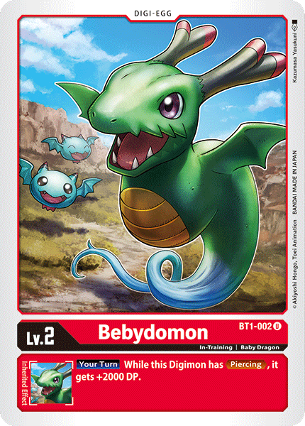 (BT1-002) Digimon TCG Release Special Booster v1.0 Single: Bebydomon (BT1-002)  Uncommon