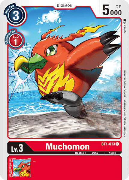 (BT1-013) Digimon TCG Release Special Booster v1.0 Single: Muchomon (BT1-013)  Common