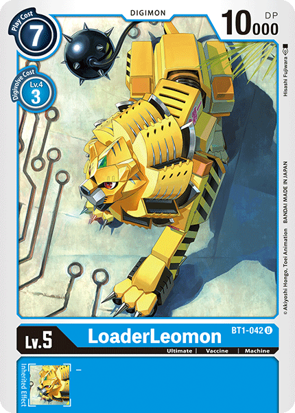 (BT1-042) Digimon TCG Release Special Booster v1.0 Single: LoaderLiomon (BT1-042)  Uncommon