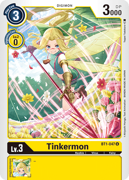 (BT1-047) Digimon TCG Release Special Booster v1.0 Single: Tinkermon (BT1-047)  Uncommon