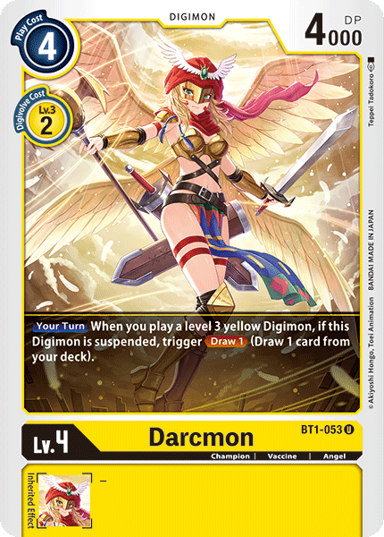 (BT1-053) Digimon TCG Release Special Booster v1.0 Single: Darcmon (BT1-053)  Uncommon