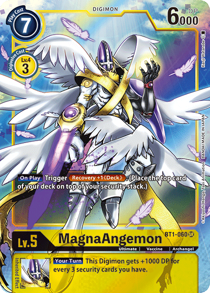 (BT1-060) Digimon TCG Release Special Booster v1.0 Single: MagnaAngemon (BT1-060) (V.2)  Alternative Art