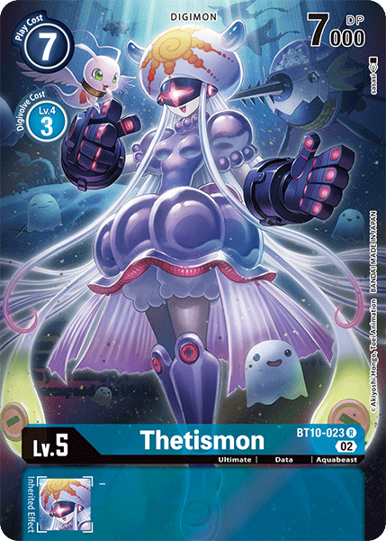 (023) Digimon TCG Xros Encounter Single: Thetismon (BT10-023) (V.2)  Alternative Art
