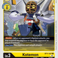 (037) Digimon TCG Dimensional Phase Single: Kotemon (BT11-037) (Holo)  Common