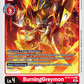 (013) Digimon TCG Across Time Single: BurningGreymon (BT12-013)  Uncommon