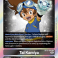 (095) Digimon TCG Across Time Single: Tai Kamiya (BT12-095) (V.1)  Rare