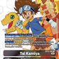 (095) Digimon TCG Across Time Single: Tai Kamiya (BT12-095) (V.2)  Alternative Art