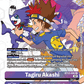 (096) Digimon TCG Across Time Single: Tagiru Akashi (BT12-096) (V.2)  Alternative Art