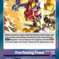 (109) Digimon TCG Across Time Single: Overflowing Power (BT12-109)  Rare