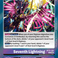 (100) Digimon TCG Exceed Apocalypse Single: Seventh Lightning (BT15-100)  Rare