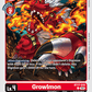 (010) Digimon TCG Secret Crisis Single: Growlmon (BT17-010)  Common