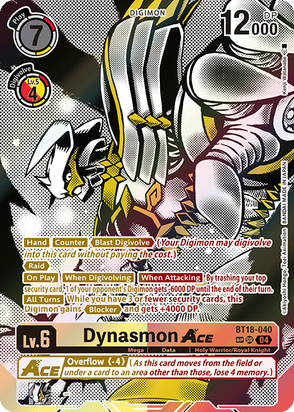 (040) Digimon TCG Special Booster Ver 2.0 Single: Dynasmon Ace (BT18-040) (V.3)  Special
