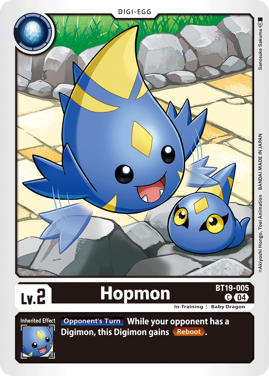 (BT19-005) Digimon TCG Special Booster Ver 2.5 Single: Hopmon (BT19-005)  Common