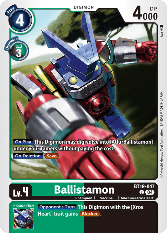 (BT19-047) Digimon TCG Special Booster Ver 2.5 Single: Ballistamon (BT19-047)  Common