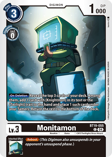 (BT19-055) Digimon TCG Special Booster Ver 2.0 Single: Monitamon (BT19-055)  Common