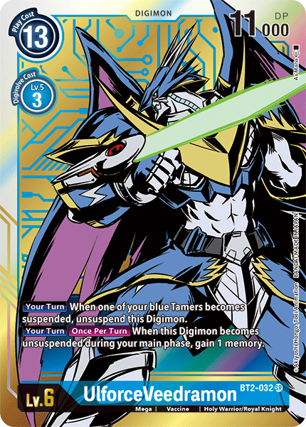(BT2-032) Digimon TCG Release Special Booster v1.5 Single: UlforceVeedramon (BT2-032) (V.2)  Alternative Art