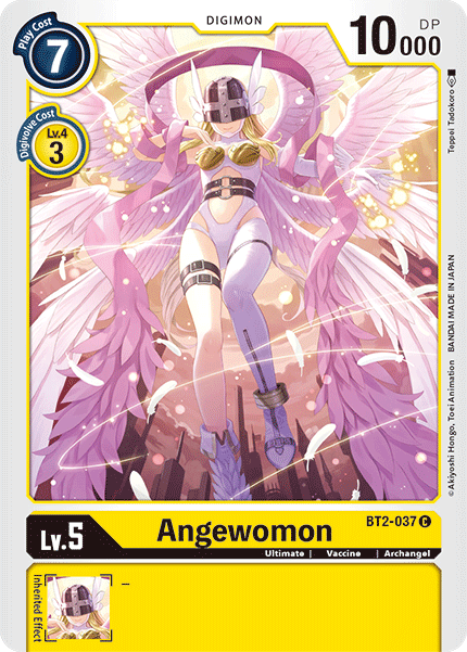 (BT2-037) Digimon TCG Release Special Booster v1.5 Single: Angewomon (BT2-037)  Common