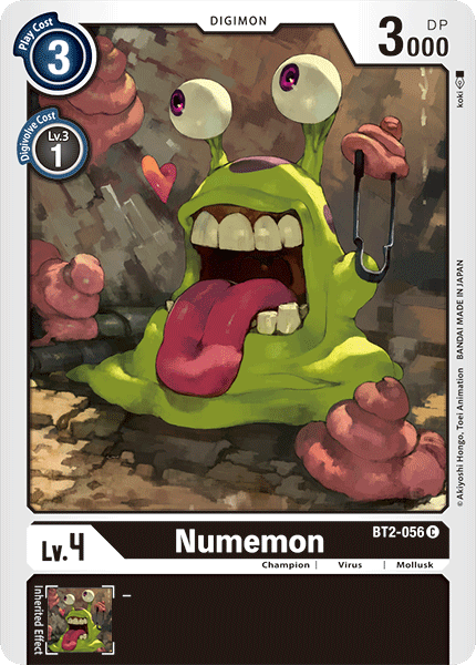 (BT2-056) Digimon TCG Release Special Booster v1.0 Single: Numemon (BT2-056)  Common