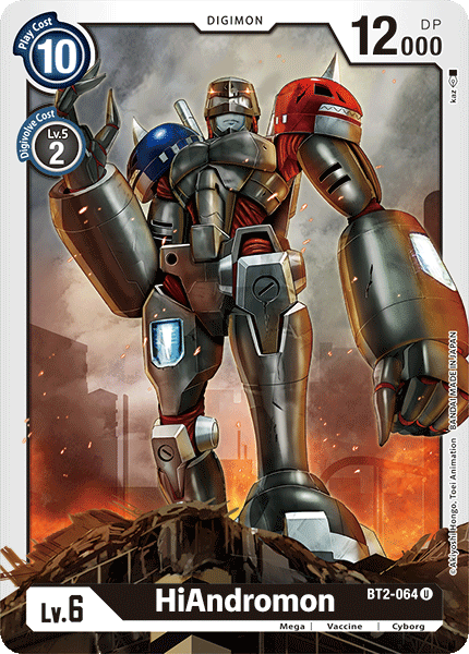 (BT2-064) Digimon TCG Release Special Booster v1.0 Single: HiAndromon (BT2-064)  Uncommon