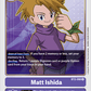 (BT2-090) Digimon TCG Release Special Booster v1.0 Single: Matt Ishida (BT2-090)  Rare
