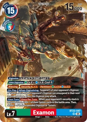 (047) Digimon TCG Hackers' Slumber Single: Examon (BT23-047) (V.2)  Alternative Art