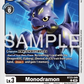 (049) Digimon TCG Hackers' Slumber Single: Monodramon (BT23-049)  Common