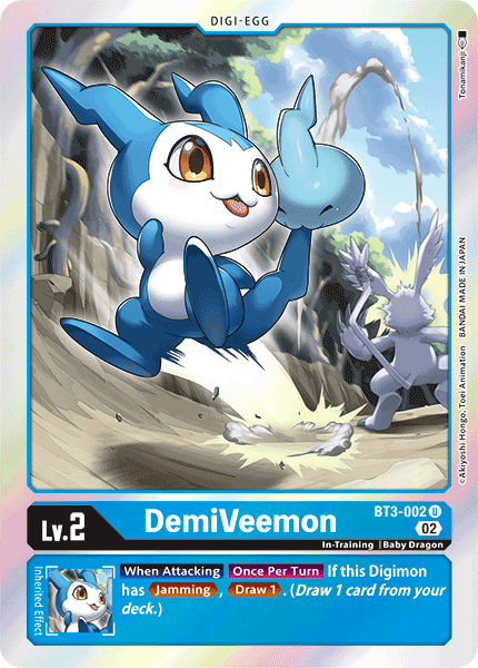 (BT3-002) Digimon TCG Resurgence Booster Single: DemiVeemon (BT3-002)  Uncommon