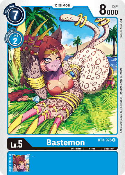 (BT3-028) Digimon TCG Release Special Booster v1.5 Single: Bastemon (BT3-028)  Uncommon