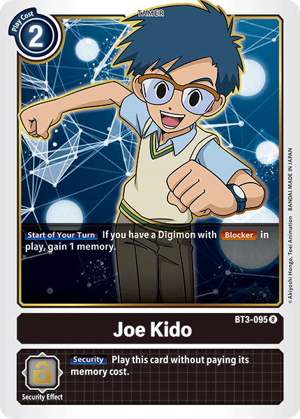 (BT3-095) Digimon TCG Release Special Booster v1.5 Single: Joe Kido (BT3-095)  Rare