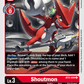 (009) Digimon TCG Battle Of Omni Single: Shoutmon (BT5-009)  Uncommon