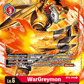 (016) Digimon TCG Battle Of Omni Single: WarGreymon (BT5-016)  Rare