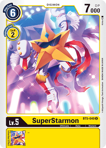 (040) Digimon TCG Battle Of Omni Single: SuperStarmon (BT5-040)  Uncommon