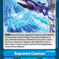 (096) Digimon TCG Battle Of Omni Single: Supreme Cannon (BT5-096)  Common