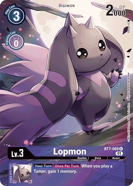 (068) Digimon TCG Next Adventure Single: Lopmon (BT7-068) (V.2)  Alternative Art