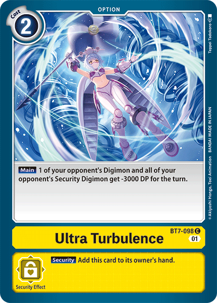 (098) Digimon TCG Next Adventure Single: Ultra Turbulence (BT7-098)  Common