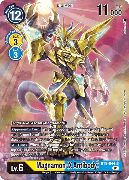(044) Digimon TCG X Record Single: Magnamon (X Antibody) (BT9-044) (V.2)  Alternative Art
