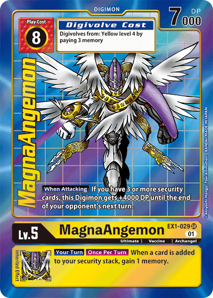 (029) Digimon TCG Classic Collection Single: MagnaAngemon (EX1-029) (V.2)  Alternative Art