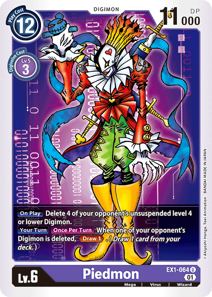 (064) Digimon TCG Classic Collection Single: Piedmon (EX1-064)  Uncommon