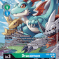(037) Digimon TCG Draconic Roar Single: Dracomon (EX3-037) (V.2)  Alternative Art