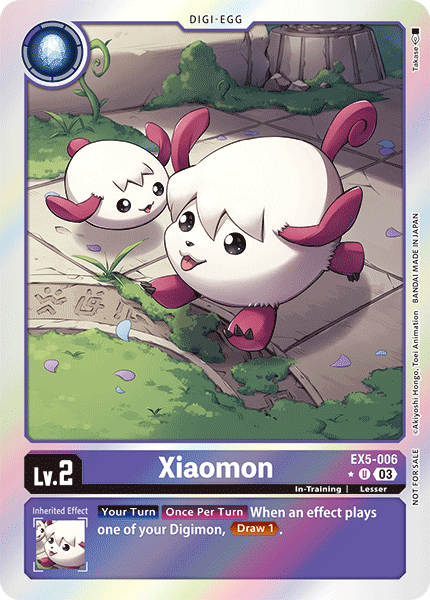 (006) Digimon TCG Animal Colosseum Single: Xiaomon (EX5-006) (V.2)  Uncommon