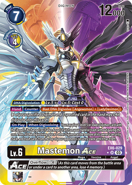(029) Digimon TCG Infernal Ascension Single: Mastemon Ace (EX6-029) (V.2)  Alternative Art