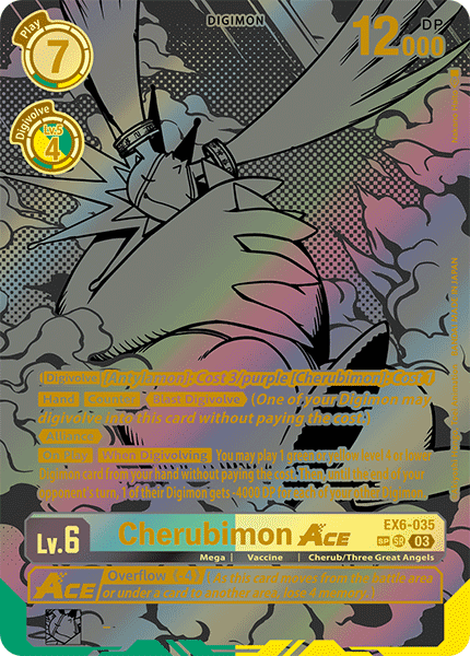 (035) Digimon TCG Infernal Ascension Single: Cherubimon Ace (EX6-035) (V.3)  Special