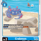 (017) Digimon TCG Chain of Liberation Single: Crabmon (EX8-017) (V.1)  Common