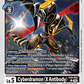 (052) Digimon TCG Chain of Liberation Single: Cyberdramon (X Antibody) (EX8-052) (V.1)  Uncommon