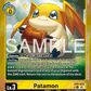 (023) Digimon TCG Versus Monsters Single: Patamon (EX9-023) (V.2)  Alternative Art