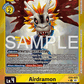 (025) Digimon TCG Versus Monsters Single: Airdramon (EX9-025) (V.2)  Alternative Art
