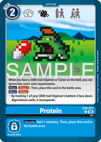 (071) Digimon TCG Versus Monsters Single: Protein (EX9-071) (V.1)  Uncommon